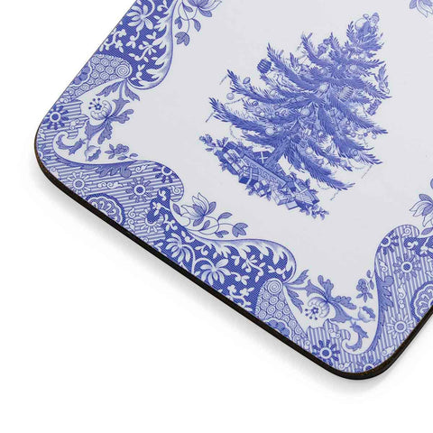 NEW - Spode - Blue Italian - Christmas - Box Set of 6 Coasters
