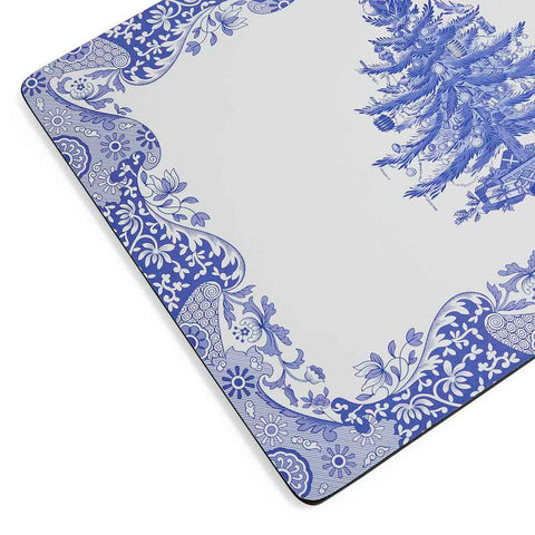 NEW - Spode - Blue Italian - Christmas - Box Set of 4 Extra Large Placemats