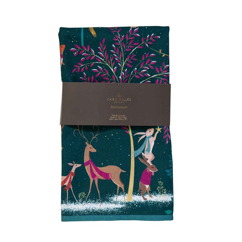 NEW - Sara Miller - Woodland Tales - Table Runner - Deer & Robin