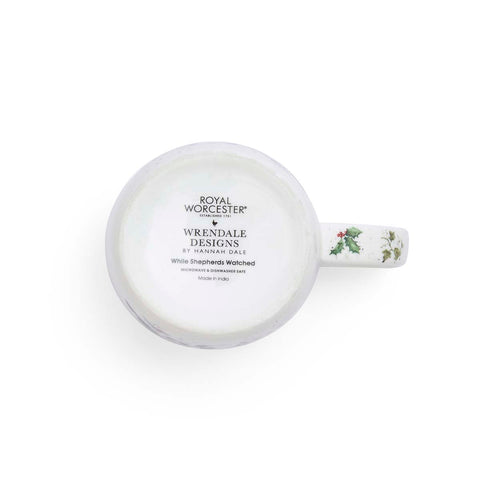 NEW - Wrendale - Christmas - Fine Bone China Mug - While Shepherds Watched Dogs