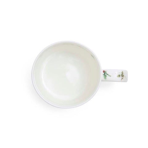 NEW - Wrendale - Christmas - Fine Bone China Mug - Santa Stop Here Robin