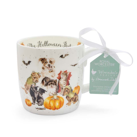 NEW - Wrendale - Halloween - Large Bone China Mug - The Halloween Party