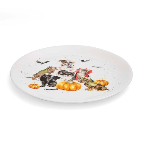 NEW - Wrendale - Halloween - Coupe Side Plate  - The Halloween Party