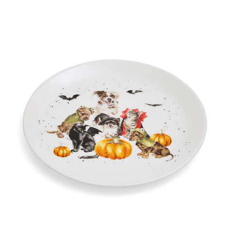 NEW - Wrendale - Halloween - Coupe Side Plate  - The Halloween Party