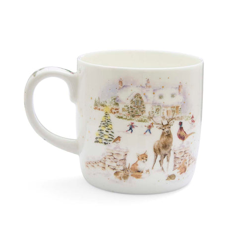 NEW - LIMITED EDITION - Wrendale - Christmas - 2026 Annual Large Bone China Mug - Snow Place like Home 2026