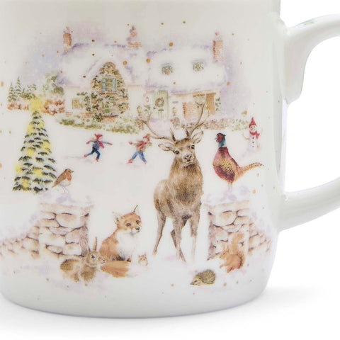 NEW - LIMITED EDITION - Wrendale - Christmas - 2026 Annual Large Bone China Mug - Snow Place like Home 2026