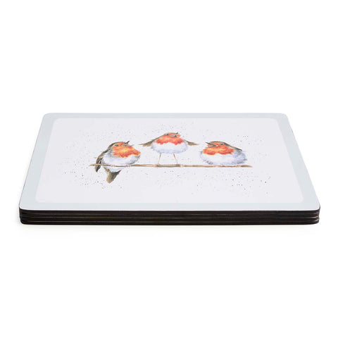 NEW - Wrendale - Christmas - Box Set of 4 - Extra Large Placemats - Festive Friends