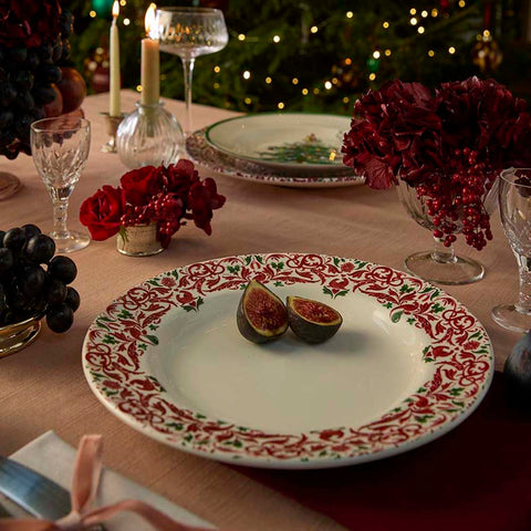 NEW - Spode - Christmas Tree Yuletide - Plate - 27cm - Yuletide Border