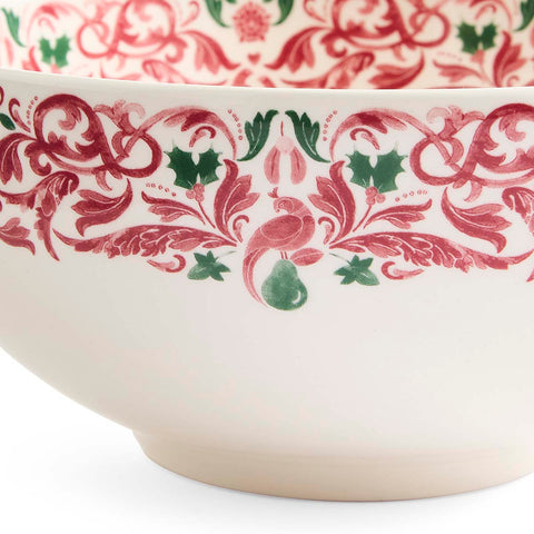 NEW - Spode - Christmas Tree Yuletide - Salad Bowl - Tree & Yuletide Border