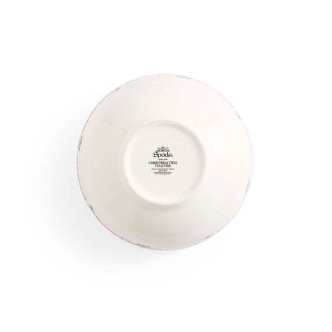 NEW - Spode - Christmas Tree Yuletide - Salad Bowl - Tree & Yuletide Border