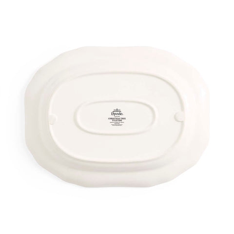NEW - Spode - Christmas Tree Yuletide - Rectangular Tray - Tree & Yuletide Border