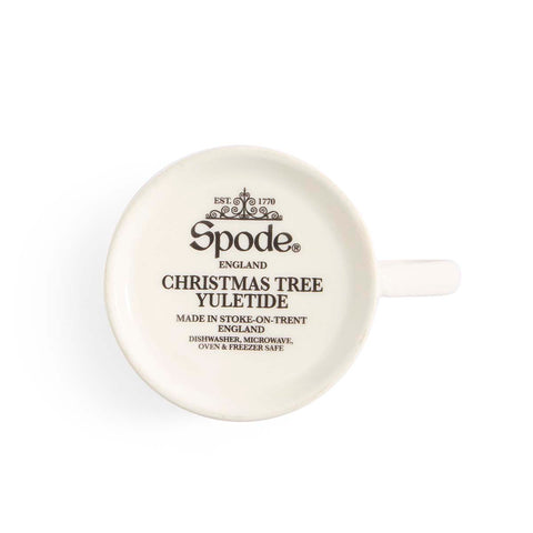 NEW - Spode - Christmas Tree Yuletide - Set of 2 Espresso Cups & Saucer