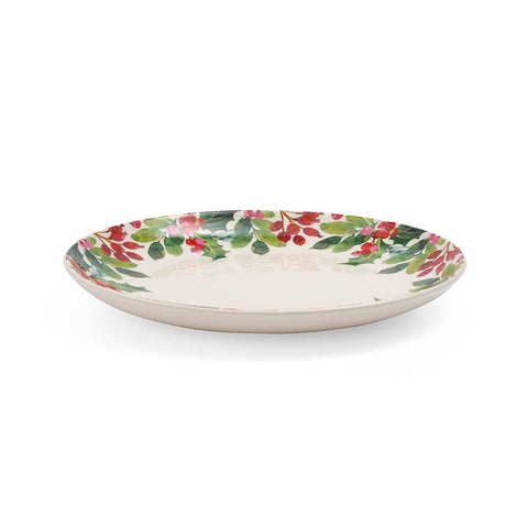 NEW - Portmeirion - Botanic Garden - Christmas - Dinner Plate - Holly & Berries