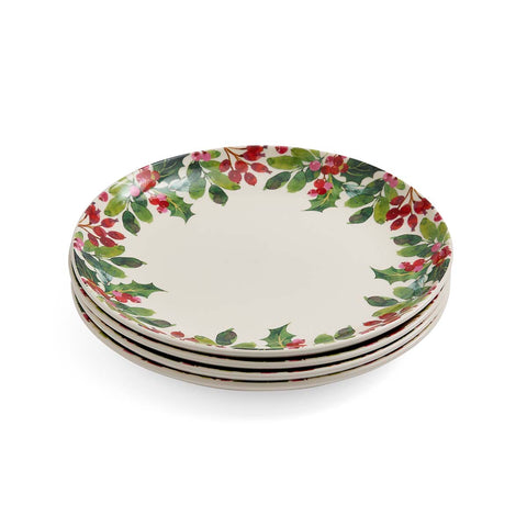 NEW - Portmeirion - Botanic Garden - Christmas - Dinner Plate - Holly & Berries
