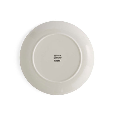 NEW - Portmeirion - Botanic Garden - Christmas - Salad Plate - Holly & Border