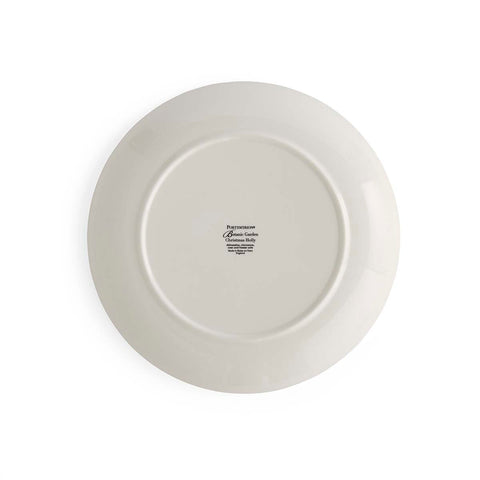 NEW - Portmeirion - Botanic Garden - Christmas - Salad Plate - Holly & Berries