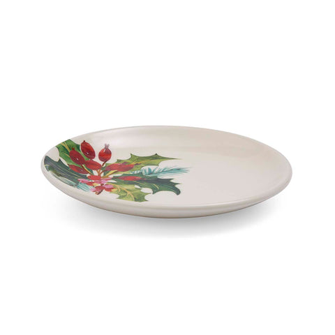 NEW - Portmeirion - Botanic Garden - Christmas - Set of 2 Side Plates - Holly