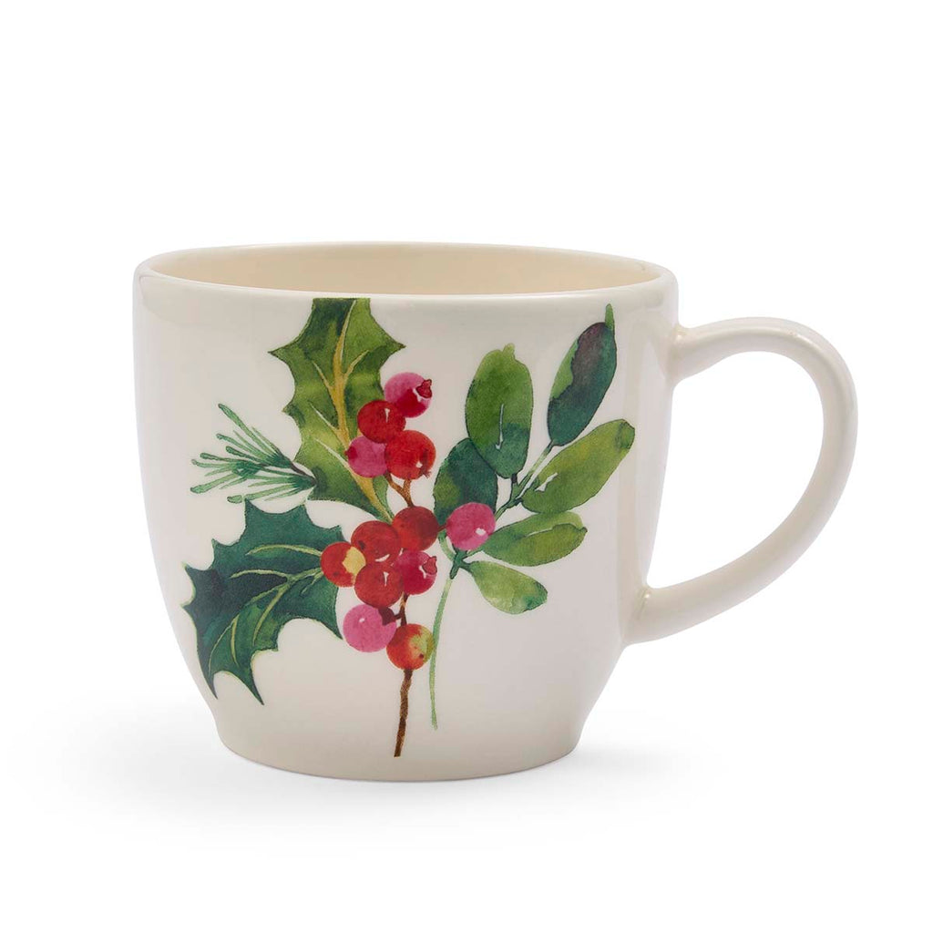 NEW - Portmeirion - Botanic Garden - Christmas - Latte Mug - Holly