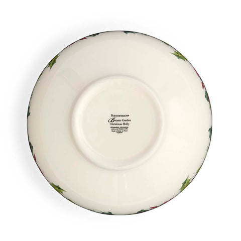 NEW - Portmeirion - Botanic Garden - Christmas - Salad Bowl - Holly