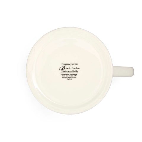 NEW - Portmeirion - Botanic Garden - Christmas - Bella Jug - 850ml / 1.5pt - Robin