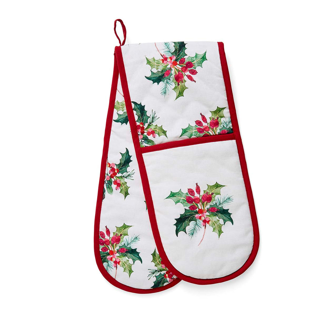 NEW - Portmeirion - Botanic Garden - Christmas - Double Oven Glove
