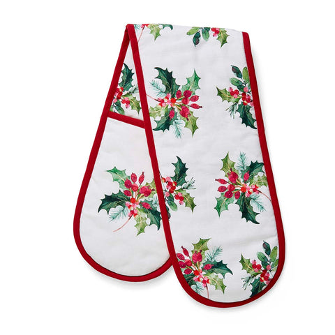 NEW - Portmeirion - Botanic Garden - Christmas - Double Oven Glove