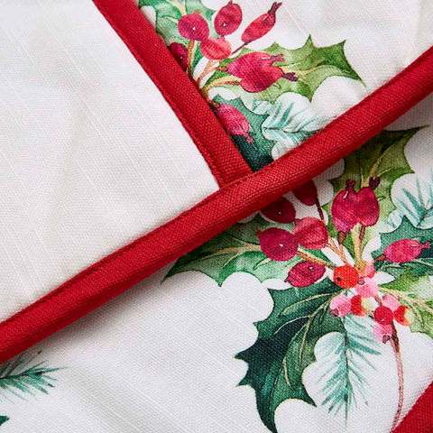 NEW - Portmeirion - Botanic Garden - Christmas - Double Oven Glove