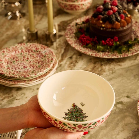 NEW - Spode - Christmas Tree Yuletide - Bowl - Tree & Yuletide Border
