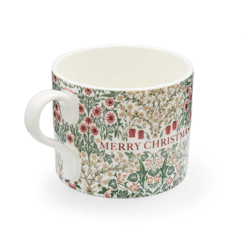 NEW - Spode - Morris & Co - Christmas - Set of 2 Mugs - Bluebell Red & Blackthorn