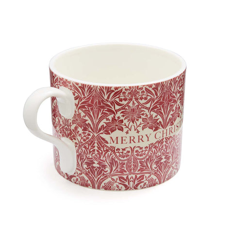 NEW - Spode - Morris & Co - Christmas - Set of 2 Mugs - Bluebell Red & Blackthorn