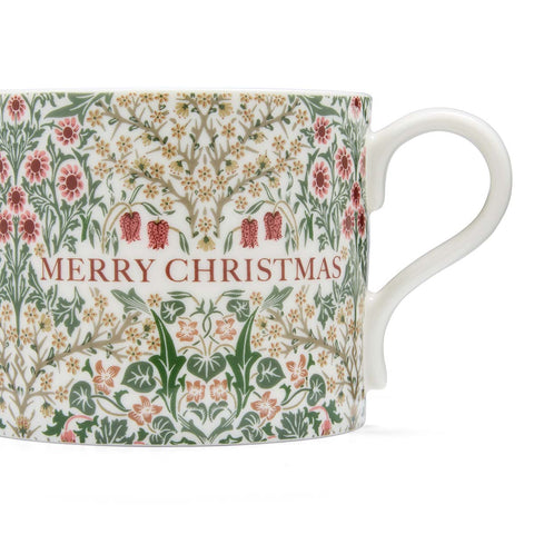 NEW - Spode - Morris & Co - Christmas - Set of 2 Mugs - Bluebell Red & Blackthorn