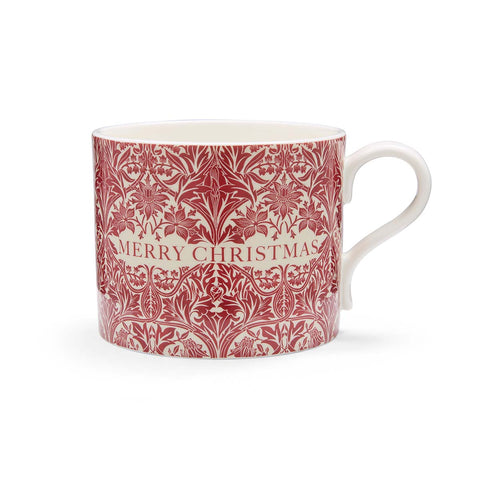 NEW - Spode - Morris & Co - Christmas - Set of 2 Mugs - Bluebell Red & Blackthorn