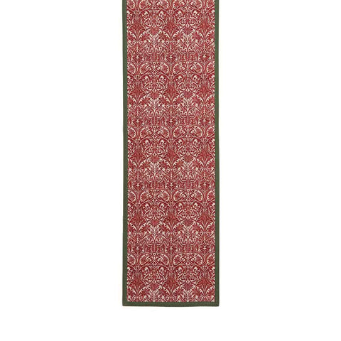 NEW - Spode - Morris & Co - Table Runner - Bluebell Red & Green