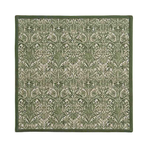 NEW - Spode - Morris & Co - Set of 2 Napkins - Bluebell Red & Green