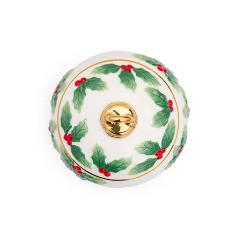 NEW - Spode Christmas Tree - Bauble Lidded Candy Bowl - 5"