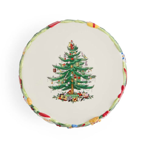 NEW - Spode Christmas Memories - Footed Cake Plate