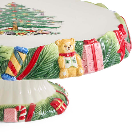NEW - Spode Christmas Memories - Footed Cake Plate