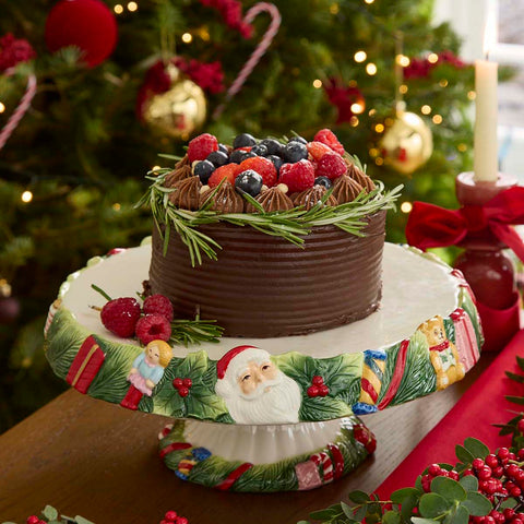 NEW - Spode Christmas Memories - Footed Cake Plate
