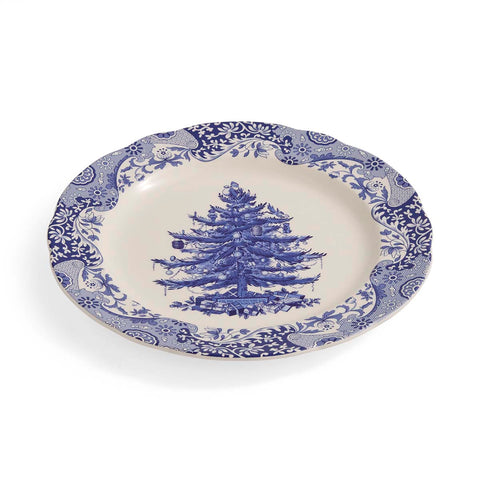 NEW - Spode - Blue Italian Christmas Tree - Charger