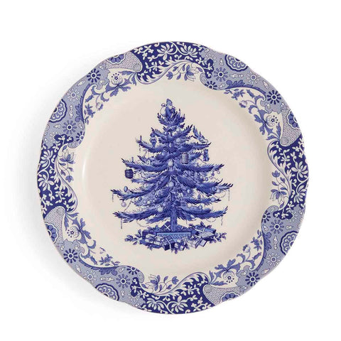 NEW - Spode - Blue Italian Christmas Tree - Charger