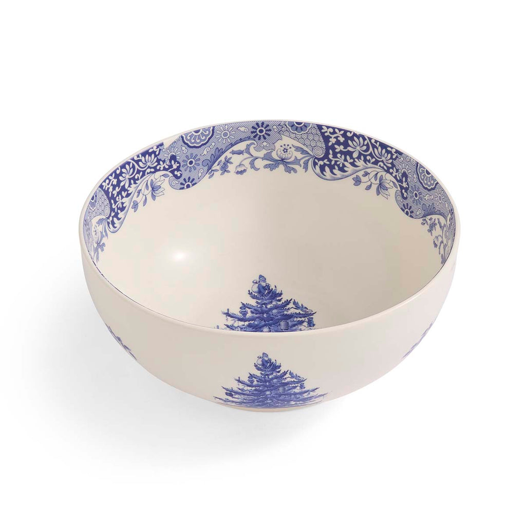 NEW - Spode - Blue Italian Christmas - Large Deep Round Bowl  27cm / 10.5"