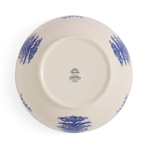 NEW - Spode - Blue Italian Christmas - Large Deep Round Bowl  27cm / 10.5"