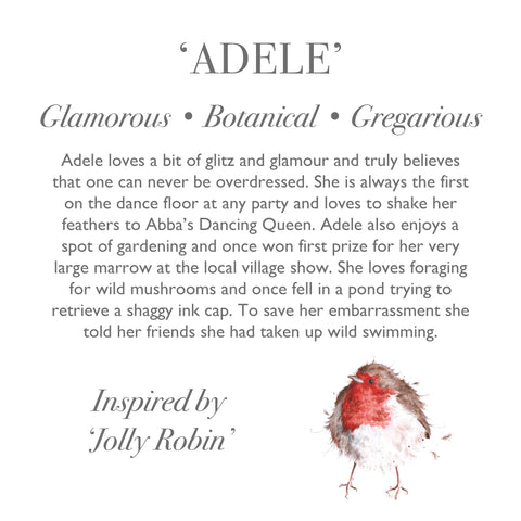 Wrendale - Plush Character Collection - Adele Robin