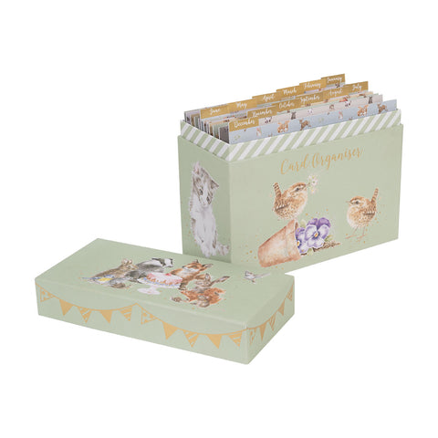 NEW - Wrendale - Birthday Card Organiser