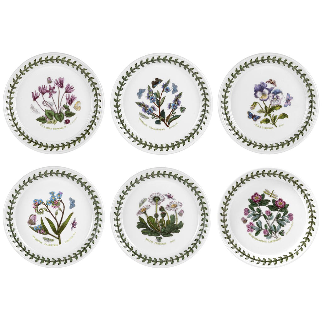Botanic Garden - Set of 6 Bread Plates - 15cm / 6"
