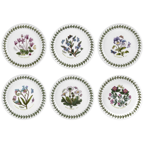 Botanic Garden - Set of 6 Bread Plates - 15cm / 6"