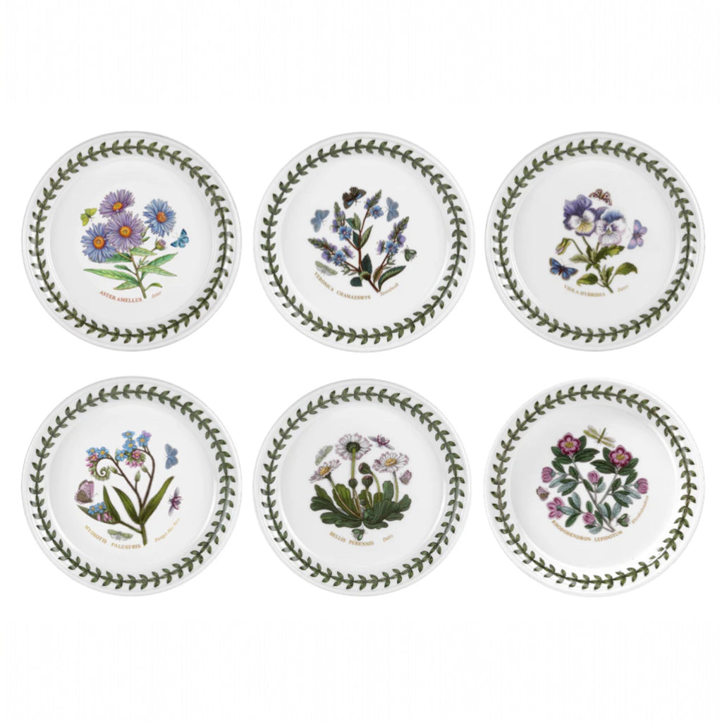 Botanic Garden - Set of 6 Bread Plates - 15cm / 6"