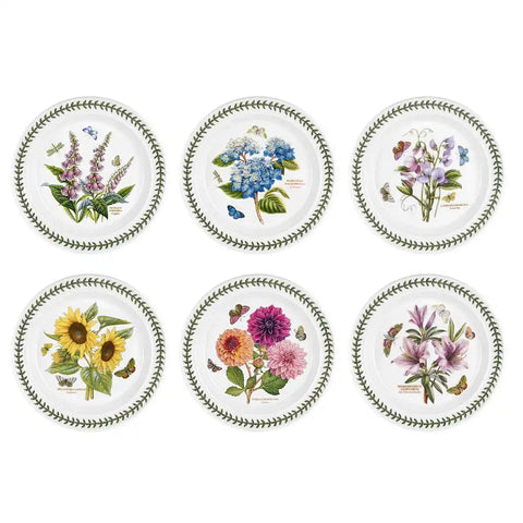 Botanic Garden - Set of 6 Dinner Plates - 26.5cm / 10.5"