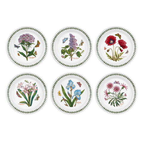 Botanic Garden - Set of 6 Salad / Dessert Plates - 21.5cm / 8.5"
