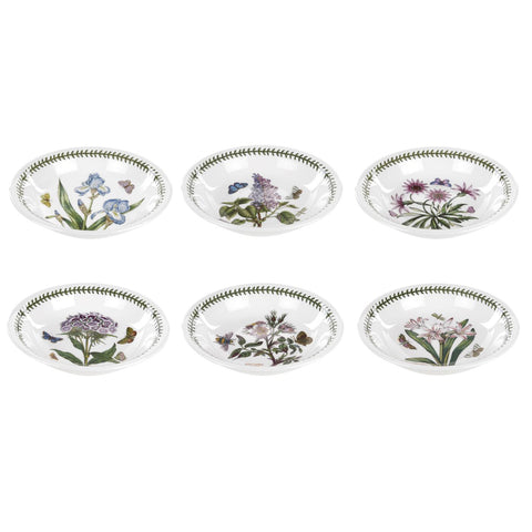 Botanic Garden - Set of 6 Pasta Bowls - 21.5cm / 8.5"